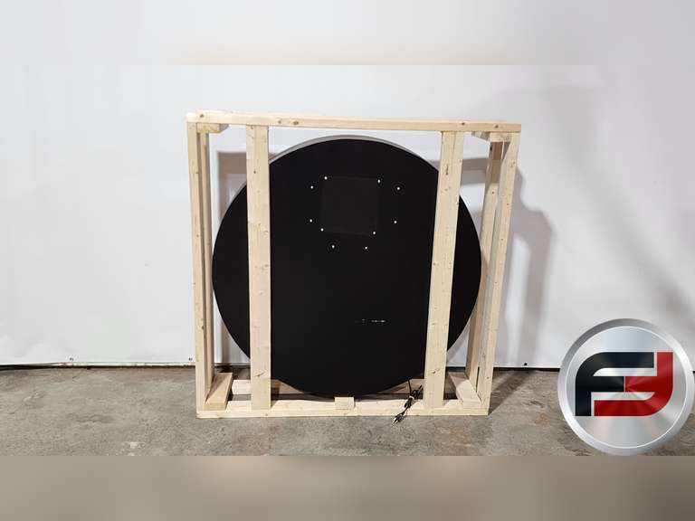 CUSTOM PONTIAC TIN NEON SIGN, 48" X 48", NEW NEON