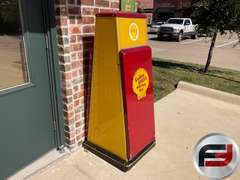 SHELL SELOIL OIL DISPLAY SERVICE CABINET