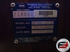 IGT MODEL B-4033-CT ENTERTAINMENT MACHINE