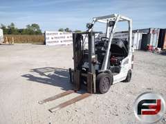 NISSAN BY UNI CARRIERS MCP1F2A20LV 3395LB CUSHION TIRE FORKLIFT SN: CP1F-9W8041