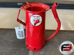 TEXACO FIRE-CHIEF 5 QUART BULK OIL CAN