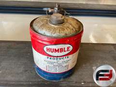 HUMBLE OIL & REFINING COMPANY 5 GALLON GAS CAN