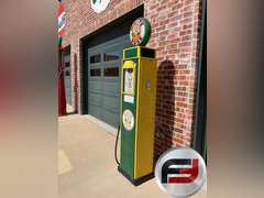 WHITE ROSE GILBARCO GAS PUMP WITH GLOBE