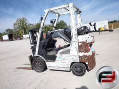 NISSAN BY UNI CARRIERS MCP1F2A20LV 3395LB CUSHION TIRE FORKLIFT SN: CP1F-9W8041