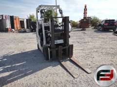 NISSAN BY UNI CARRIERS MCP1F2A20LV 3395LB CUSHION TIRE FORKLIFT SN: CP1F-9W8041