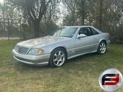 2002 MERCEDES-BENZ SL-CLASS ROADSTER VIN: WDBFA68FX2F204404