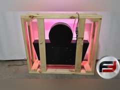 CUSTOM OK USED CARS TIN NEON SIGN, 64" X 48",