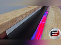 ORIGINAL ATLANTIC PORCELAIN NEON SIGN, 72" X 42", NEW NEON