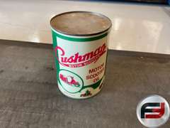 OIL CANS, GULF PRIDE OUTBOARD MOTOR OIL, HAVOLINE MOTOR OIL