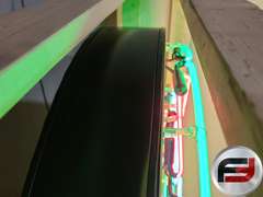 CUSTOM TEXACO TIN NEON SIGN, 48" X 48", NEW NEON