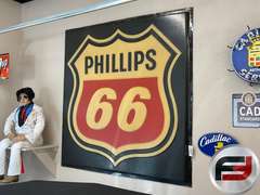 PHILLIPS 66 ACRYLIC SIGN, 80” X 80”