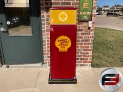 SHELL SELOIL OIL DISPLAY SERVICE CABINET