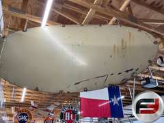 HUMBLE OIL DEALER SIGN, ENAMEL, SINGLE SIDED, 96” X 48”