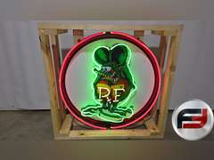 RAT FINK NEON SIGN, 36" X 36"