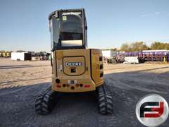 2017 DEERE 35 G MINI EXCAVATOR SN: 1FF035GXLHK279882
