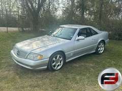 2002 MERCEDES-BENZ SL-CLASS ROADSTER VIN: WDBFA68FX2F204404