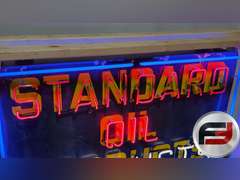 ORIGINAL STANDARD OIL PORCELAIN NEON SIGN, 31" X 57", NEW