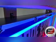 ORIGINAL FIRESTONE PORCELAIN NEON SIGN, 60" X 30", NEW NEON