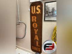 US ROYAL TIRES, EMBOSSED 16” X 61”