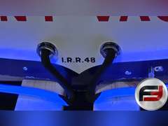 ORIGINAL MOBILGAS PORCELAIN NEON SIGN, 72" X 72", ANIMATED NEON,