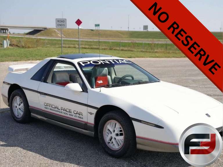 1984 PONTIAC FIERO PACE CAR VIN: 1G2AF37R5EP268909