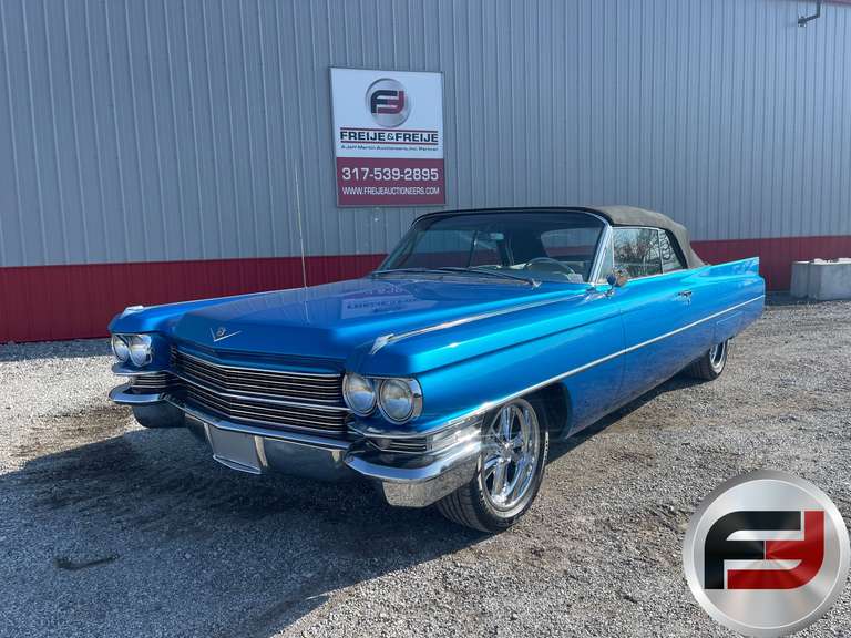 1963 CADILLAC DEVILLE CONVERTIBLE VIN: 63F015609