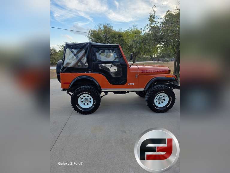 1976 JEEP CJ5 RENEGADE VIN: J6F83AH039565
