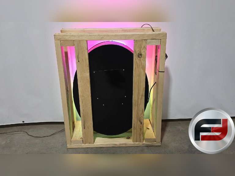 ORIGINAL WOLF'S HEAD TIN NEON SIGN, 23" X 30", NEW