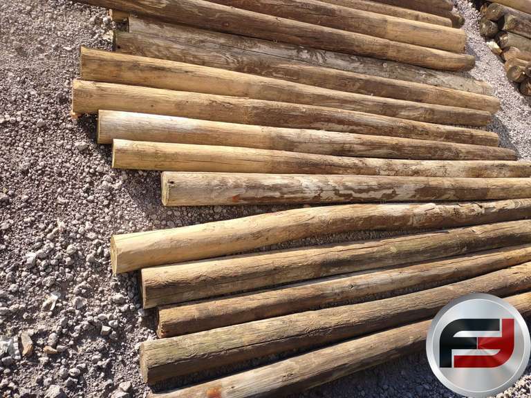 56PCS 8’X4” WOOD POSTS