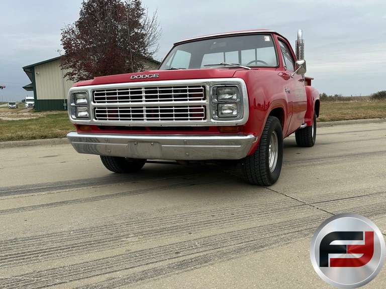 1979 DODGE D150 LITTLE RED EXPRESS STANDARD CAB PICKUP VIN: D13JS9S218029