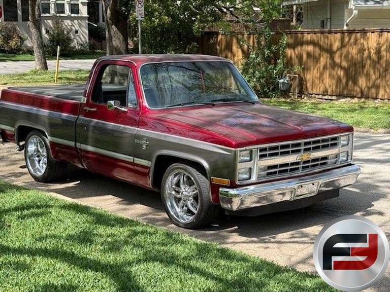 1985 CHEVROLET C/K PICKUP SHORTBED  VIN: 1GCDC14H5FJ169593
