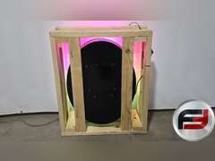 ORIGINAL WOLF'S HEAD TIN NEON SIGN, 23" X 30", NEW