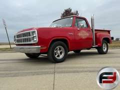 1979 DODGE D150 LITTLE RED EXPRESS STANDARD CAB PICKUP VIN: D13JS9S218029