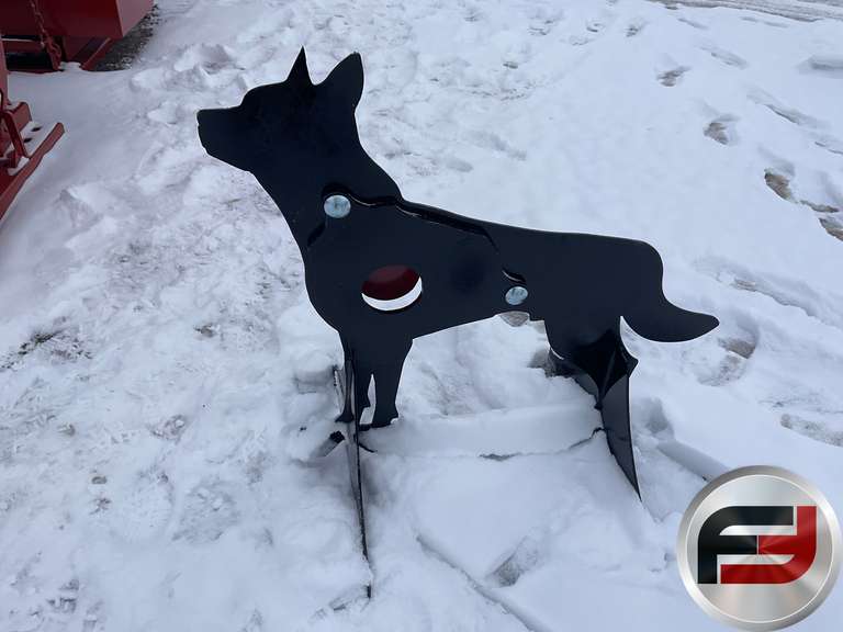 3/8 INCH AR500 STEEL COYOTE SHOOTING TARGET