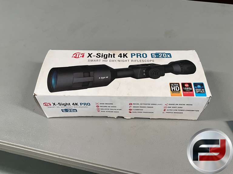 ATN X SIGHT 4K PRO 5X20 SMART DAY/NIGHT RIFLE SCOPE