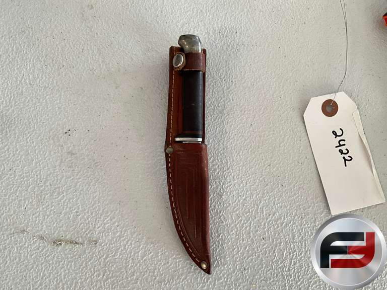 VINTAGE 1932-40 CASE XX FIXED BLADE KNIFE WITH SHEATH