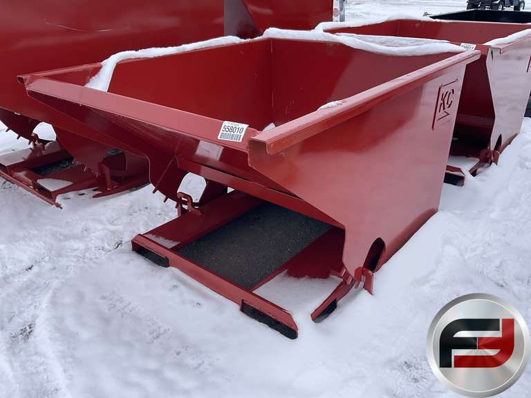 UNUSED STANDARD DUTY 1.5 CY CAPACITY DUMPING HOPPER