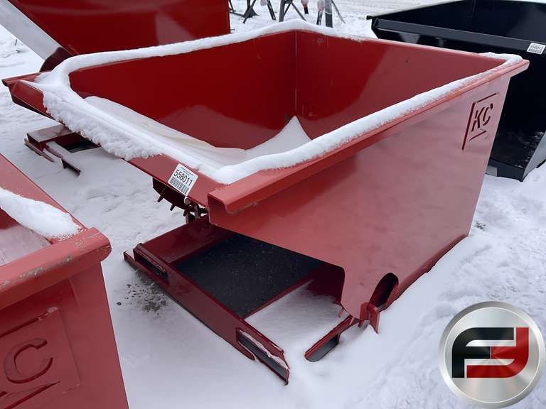 UNUSED STANDARD DUTY 1.5 CY CAPACITY DUMPING HOPPER