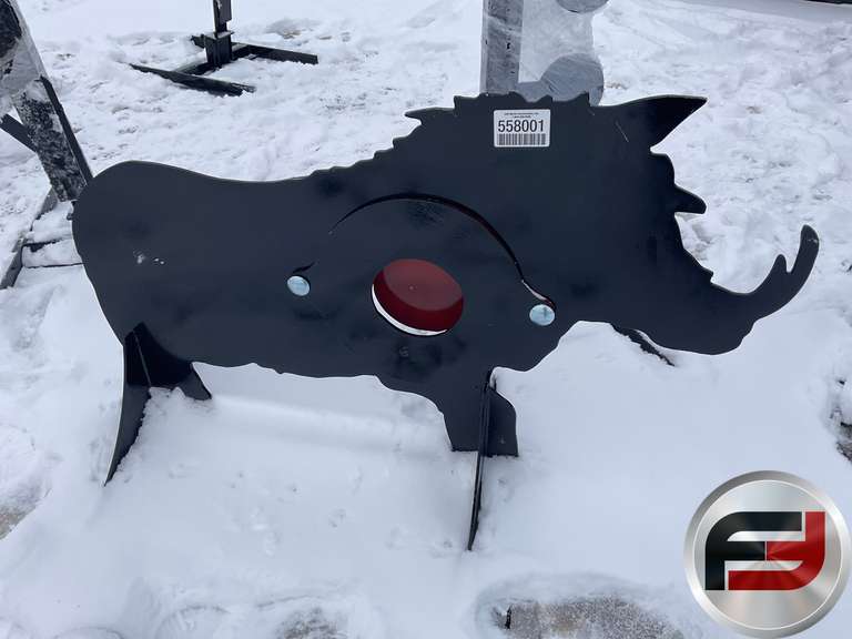 3/8 INCH AR500 STEEL WILD BOAR SHOOTING TARGET