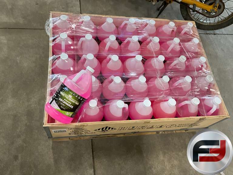 PALLET OF MISC AUTOMOTIVE, RV AND MARINE ANTIFREEZE