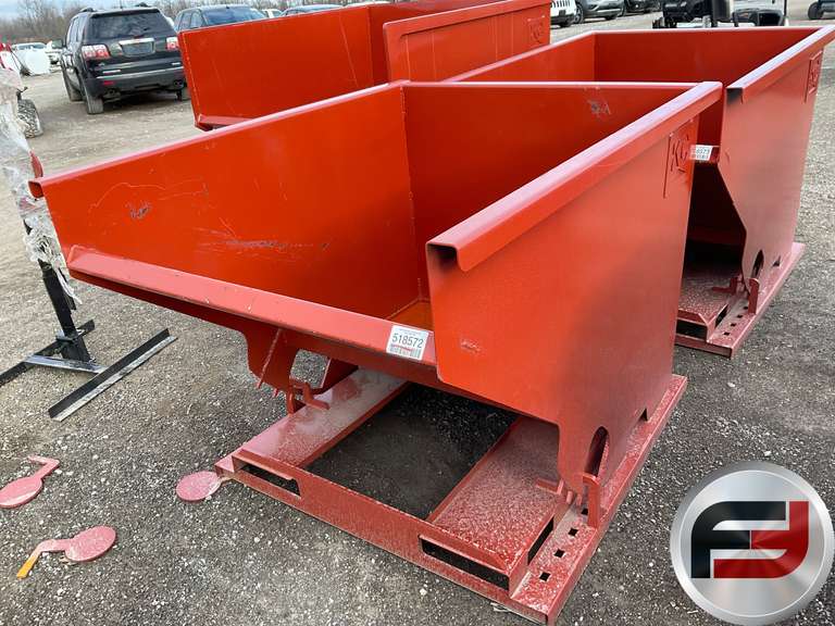 STANDARD DUTY 2 CY CAPACITY DUMPING HOPPER