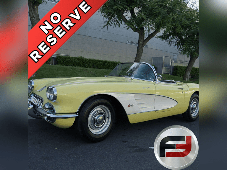 1958 CHEVROLET  CORVETTE BIG BRAKE FUELIE VIN: J58S104779 CONVERTIBLE