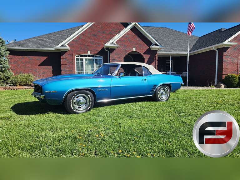 1969 CHEVROLET CAMARO VIN: 124679N684988 CONVERTIBLE