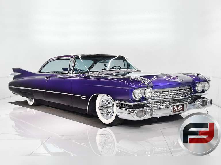1959 CADILLAC COUPE DEVILLE VIN: 59J100653 SEDAN