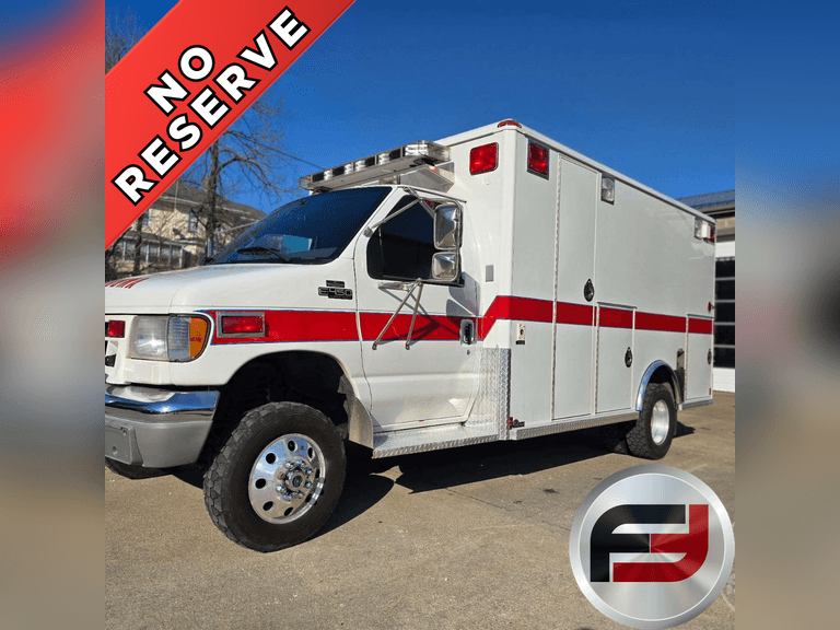 2001 FORD E-450 4X4 VIN: 1FDXE45F61HA06789 AMBULANCE