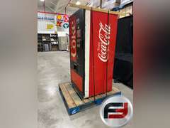 COCA-COLA VENDING MACHINE, NO RESERVE