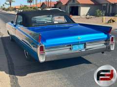 1963 CADILLAC DEVILLE CONVERTIBLE VIN: 63F015609