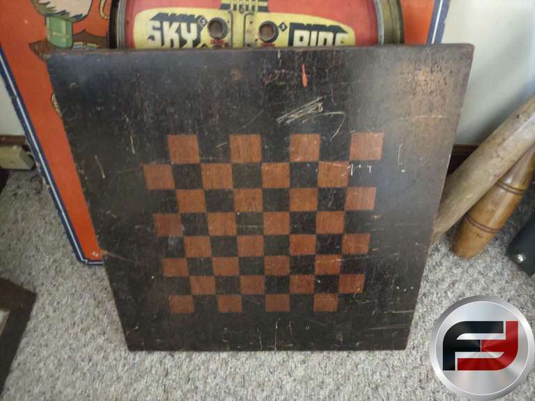 ANTIQUE WOOD GAME BOARDS