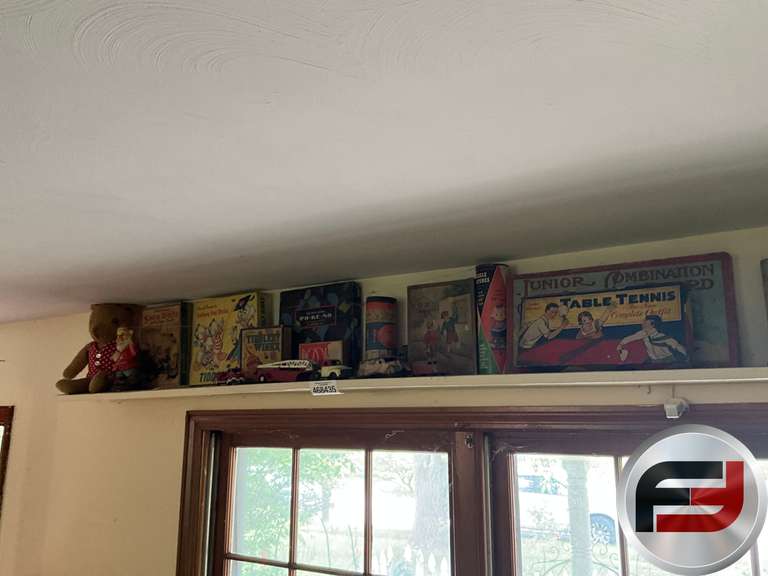 ANTIQUE GAMES, ANTIQUE TOYS & STEEL TOYS