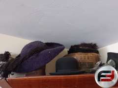 MANNEQUIN, ANTIQUE CLOTHES & HATS
